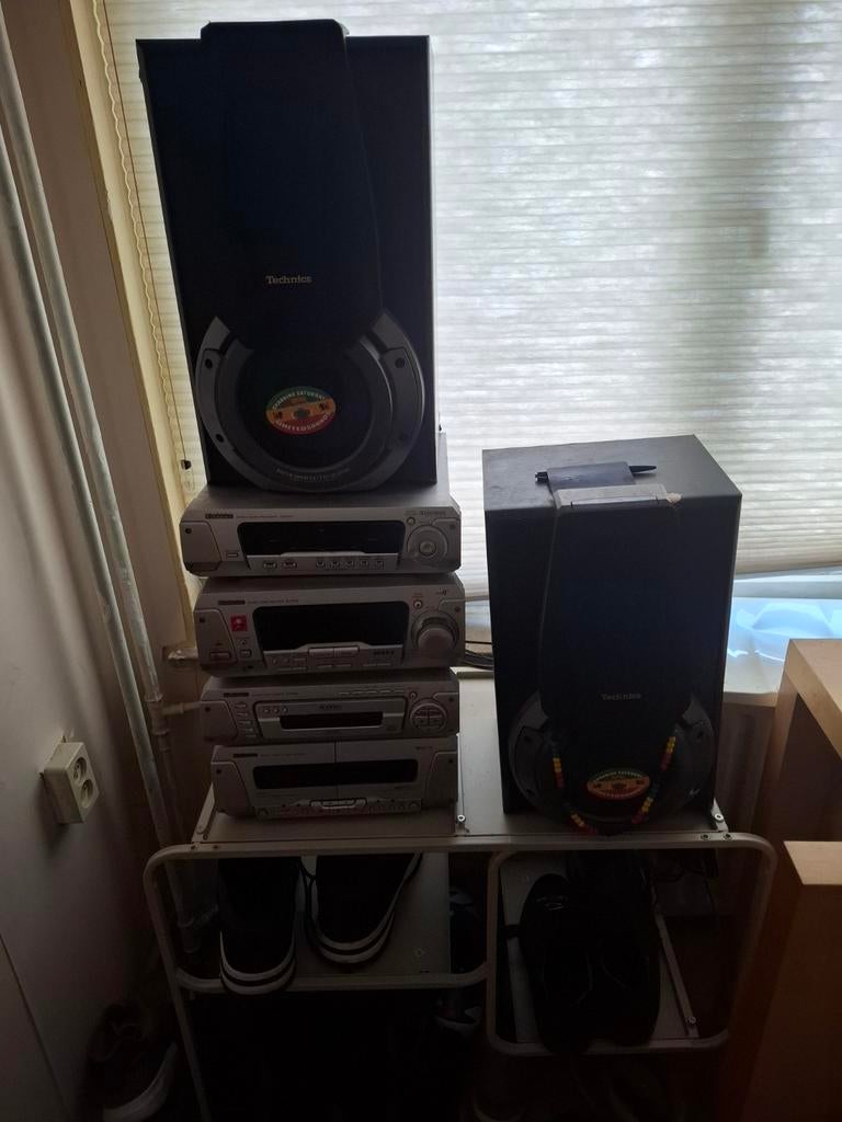 Technics Stereo Set met Speakers, Overige merken, Gebruikt, Tuner of Radio, Losse componenten