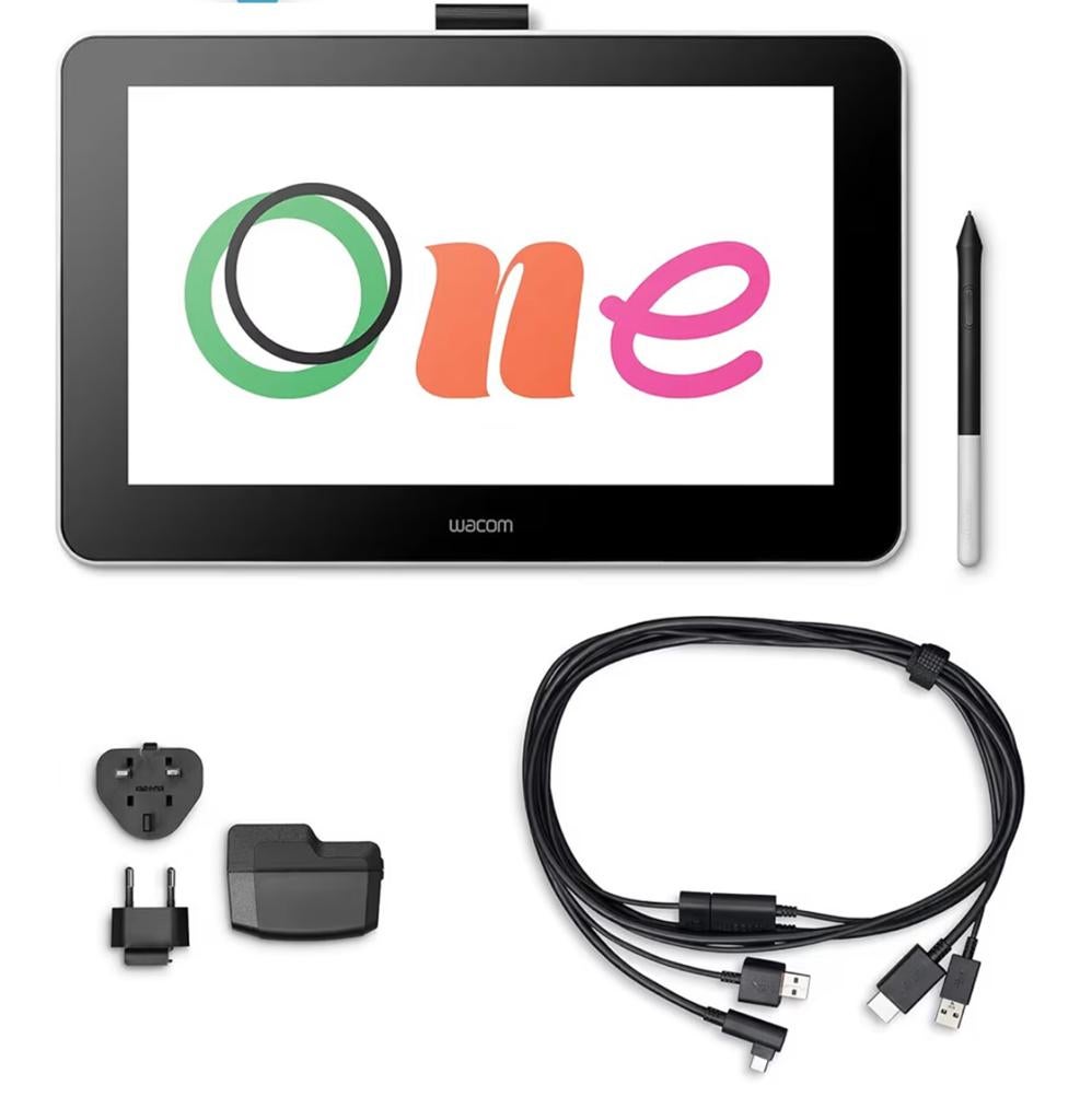 Wacom One 13.3" Creative Pen Display, Computers en Software, Tekentablets, Zo goed als nieuw, Ophalen of Verzenden