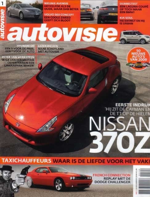 Autovisie 1 2009 : BMW 325i Coupe - Renault Laguna Coupe V6, Ophalen of Verzenden, Gelezen, Algemeen