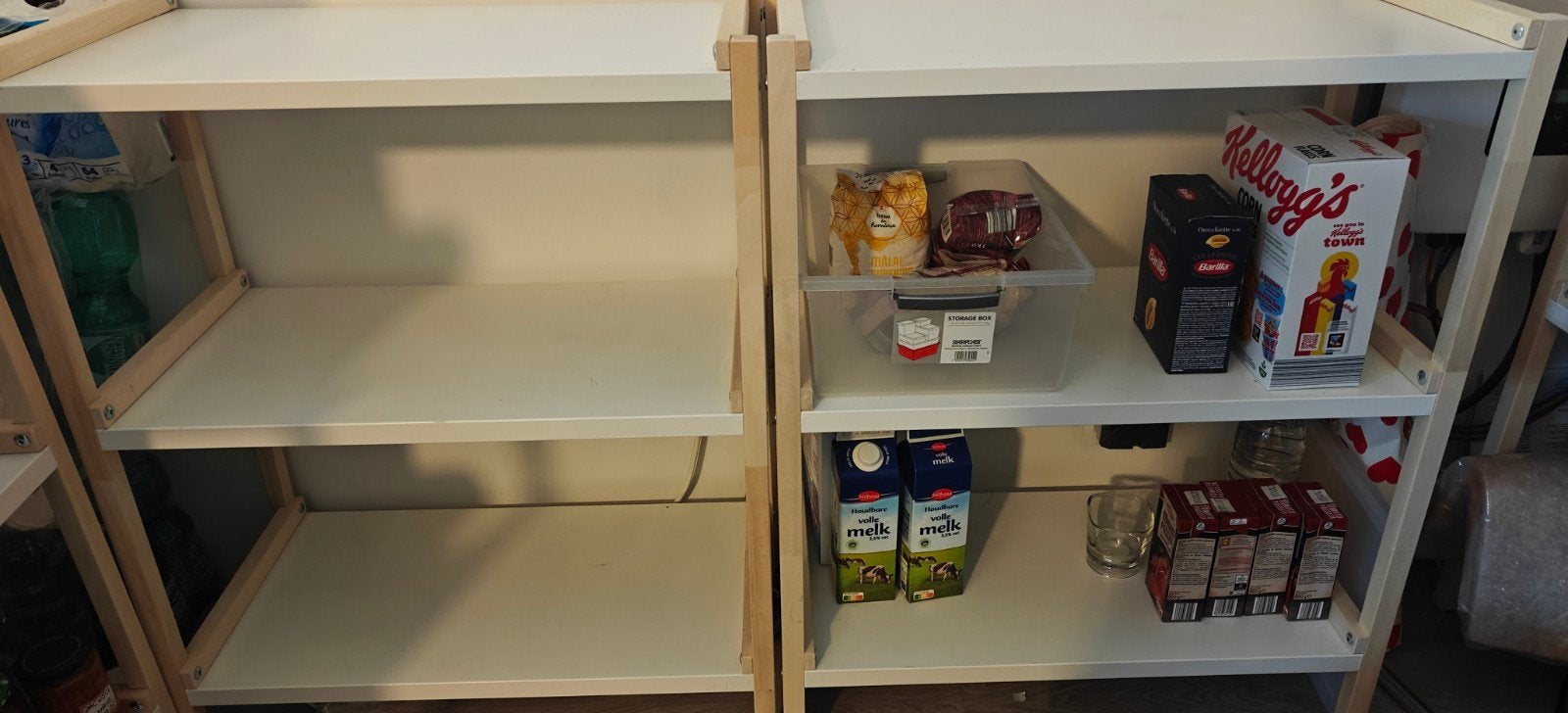 Ikea Ekenabben kast 70x34x86 cm - 2 stuks, Ophalen, Zo goed als nieuw