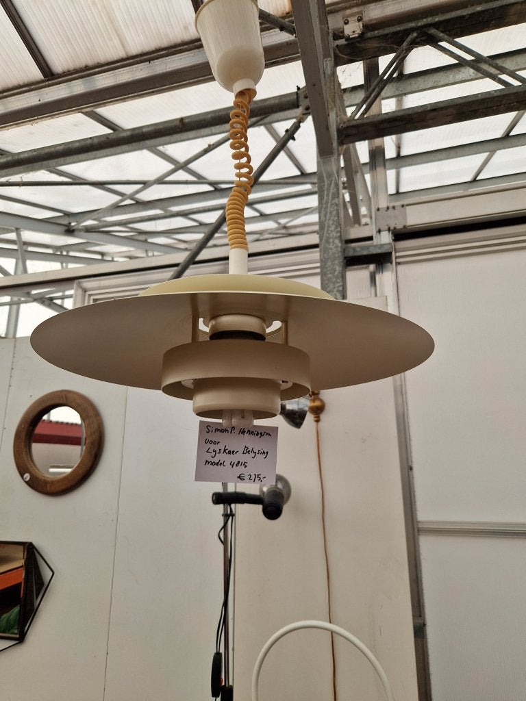 Hanglamp Simon P. Henningsen Belysing model 4815, Ophalen, Overige materialen, ., .