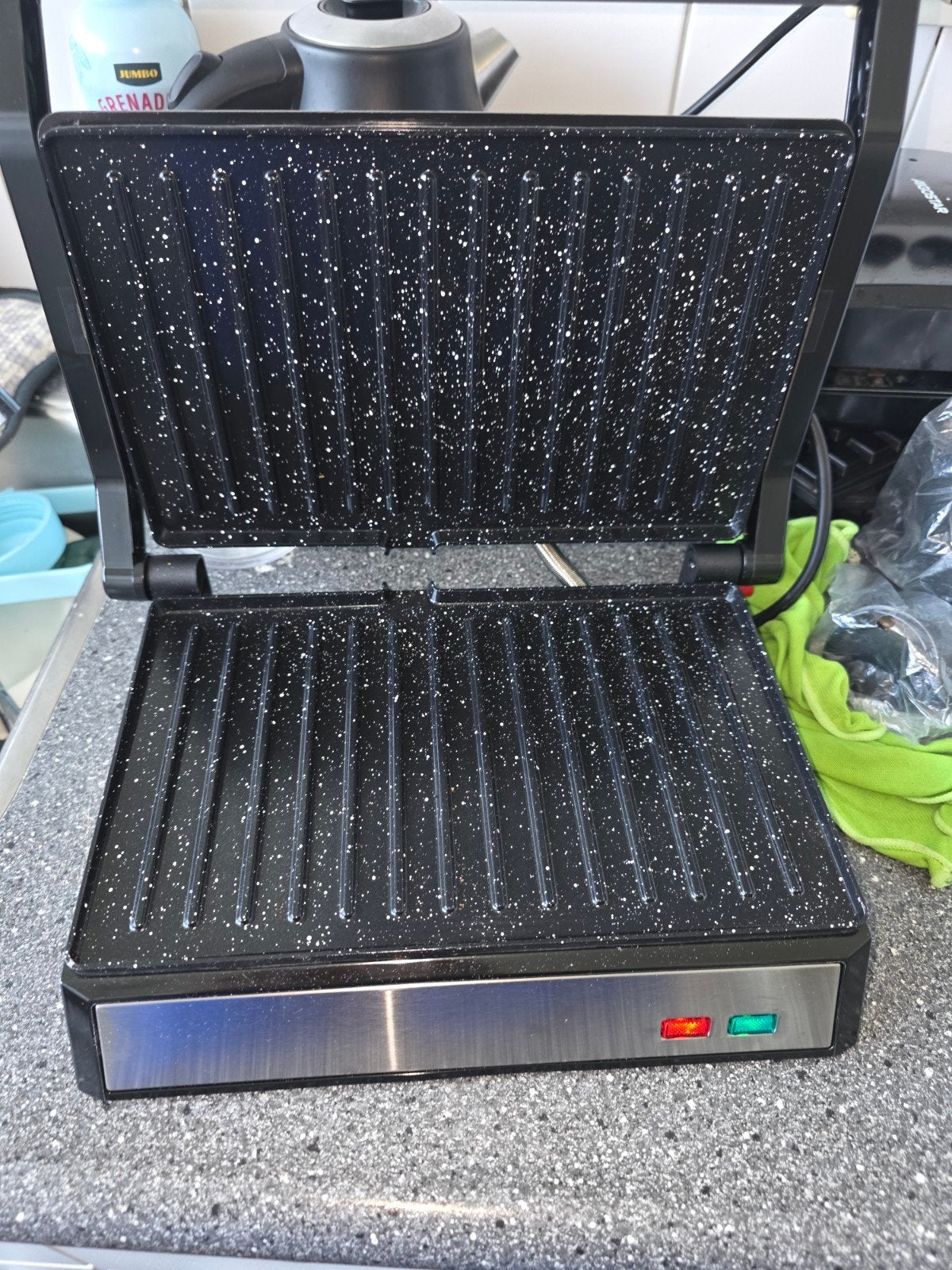 Aigostar Tafelgrill / Contactgrill - Zo goed als nieuw, Ophalen of Verzenden, Zo goed als nieuw, Tafelgrill