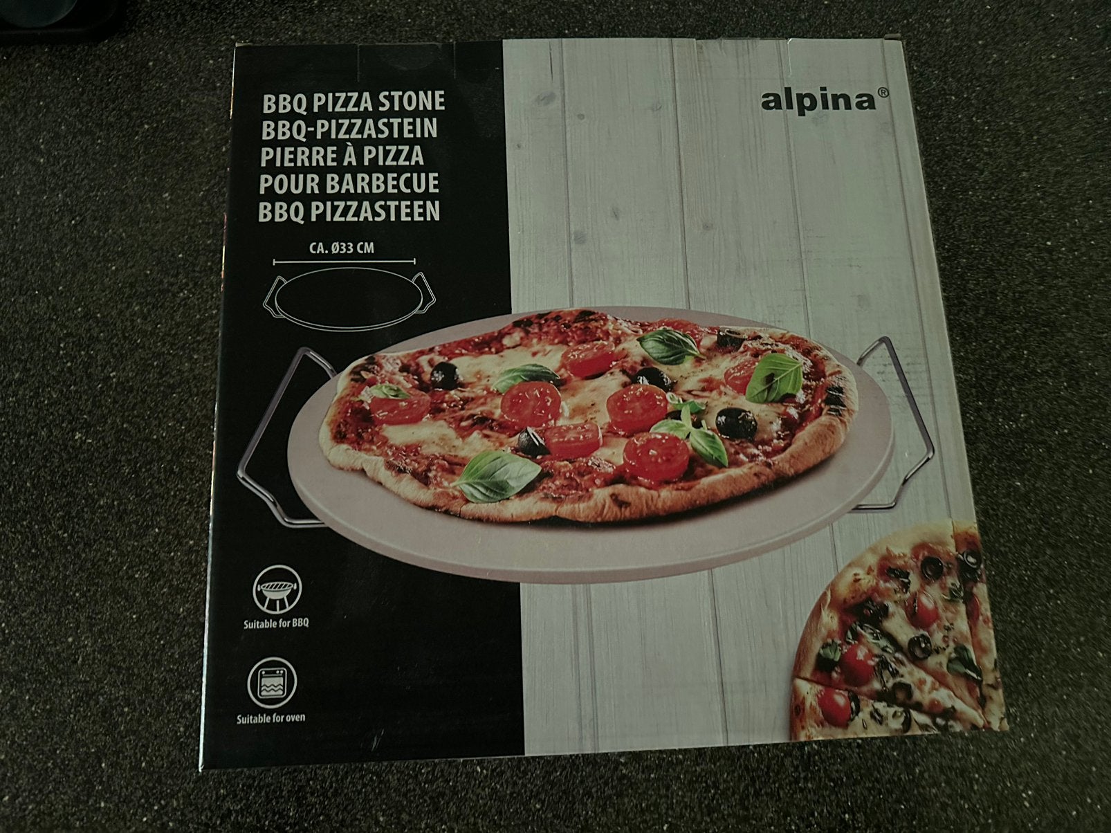 Pizzasteen voor oven of BBQ, Tuin en Terras, Ophalen, Nieuw