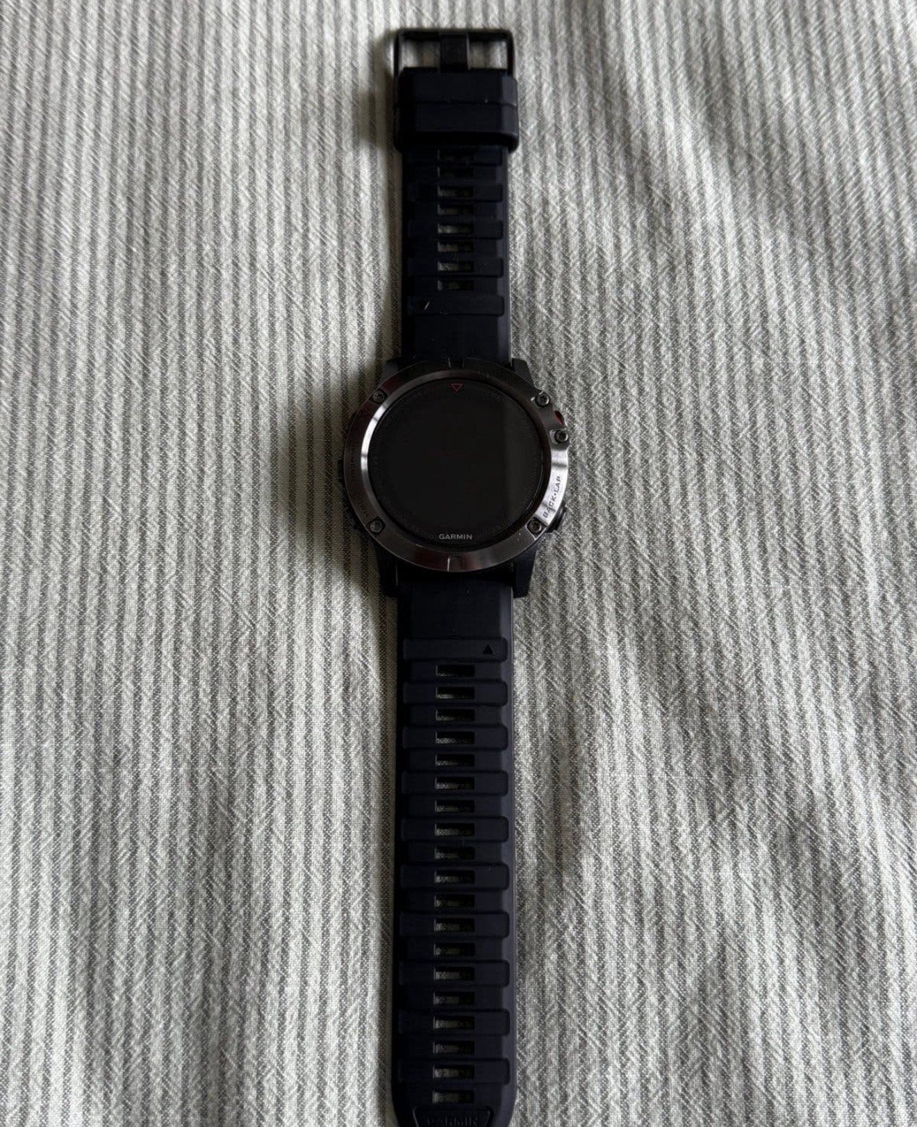 Garmin Fenix 5X Sapphire – goede staat, Gebruikt, Stappen, Zwart, IOS