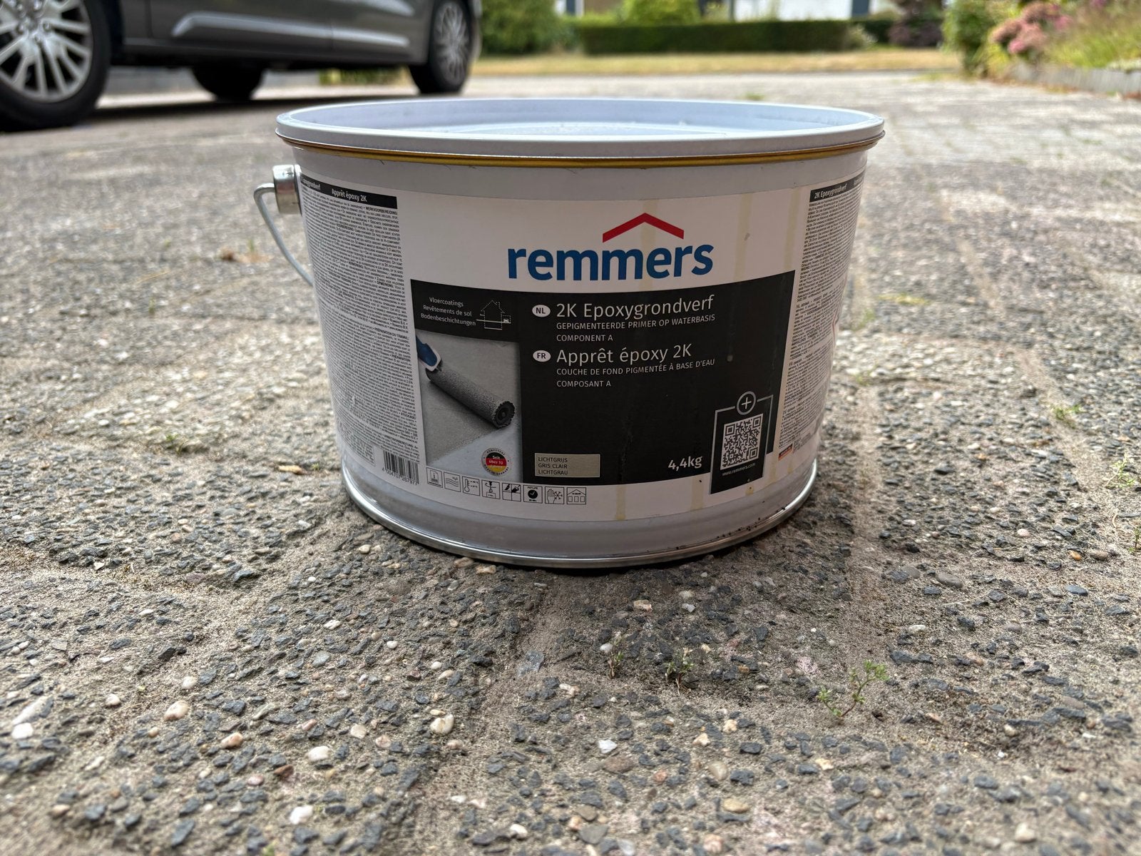 Remmers 2K Epoxygrondverf - Component A (B ontbreekt), Nieuw, Ophalen of Verzenden, Verf, Grijs