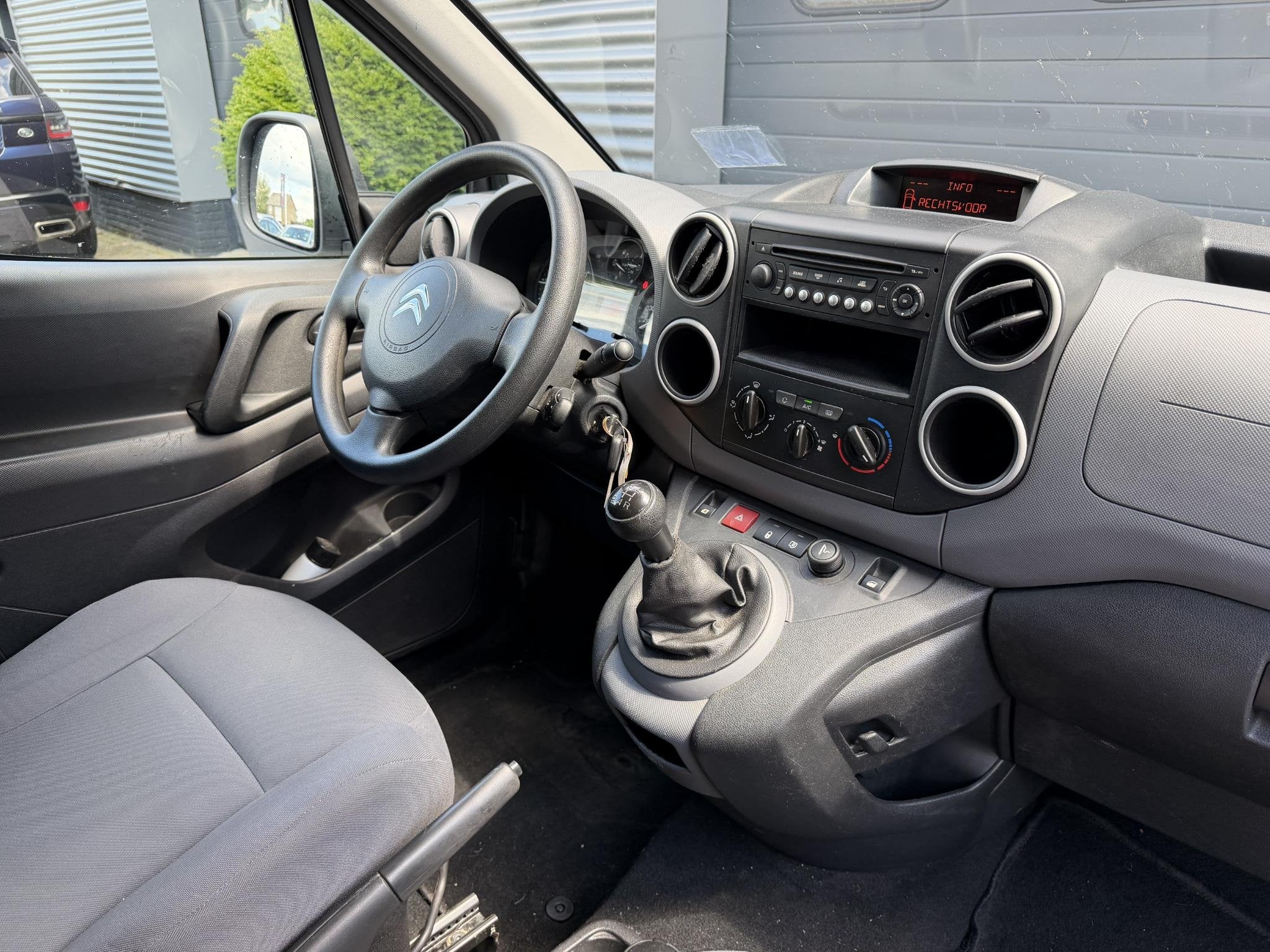 Citroen Berlingo 1.6 VTi 500 Club | Airco | Dak Klep | Radio, Auto's, Bestelauto's, Voorwielaandrijving, Euro 5, Stof, Gebruikt