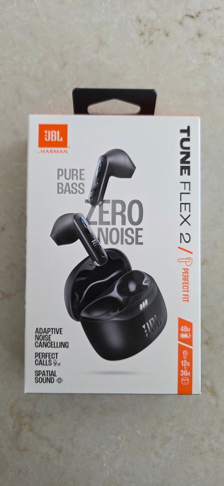 JBL Tune Flex 2 oordopjes, Telecommunicatie, Mobiele telefoons | Oordopjes, Zwart, In gehoorgang (in-ear), Nieuw, Ophalen of Verzenden