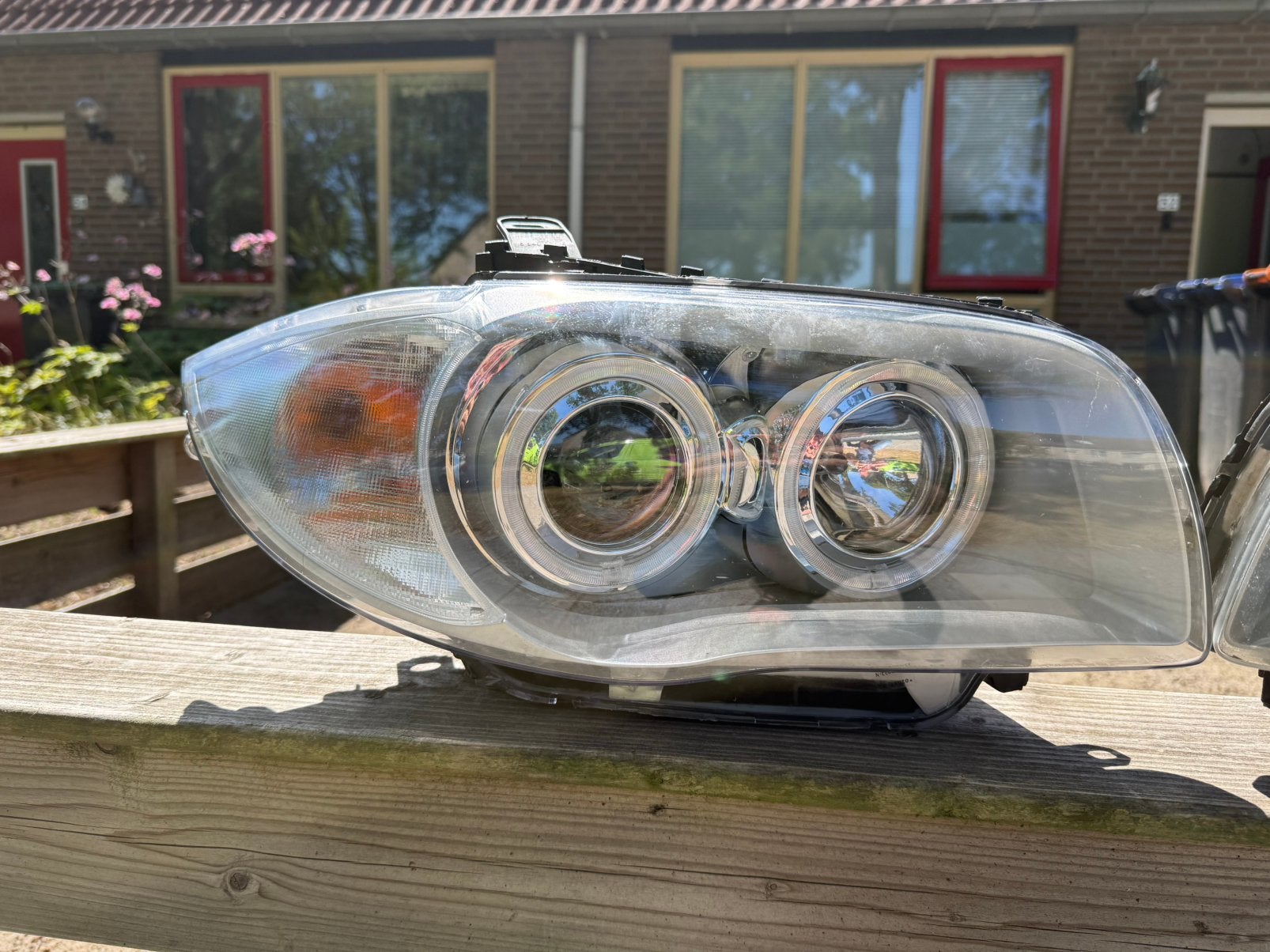 Bmw 1 serie bi xenon koplampen set e8x lci, Ophalen of Verzenden, Nieuw, BMW