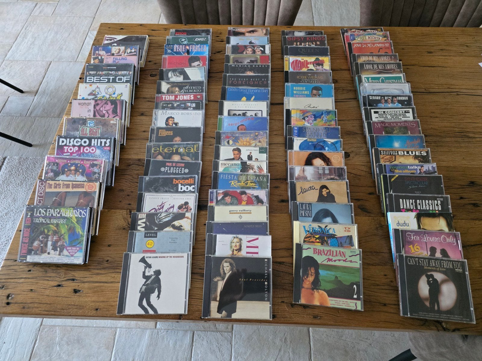 Te koop 41 verschillende originele CD'S en 8 dubbel CD'S.
Ik, Cd's en Dvd's, Cd's | Overige Cd's, Gebruikt, Ophalen of Verzenden