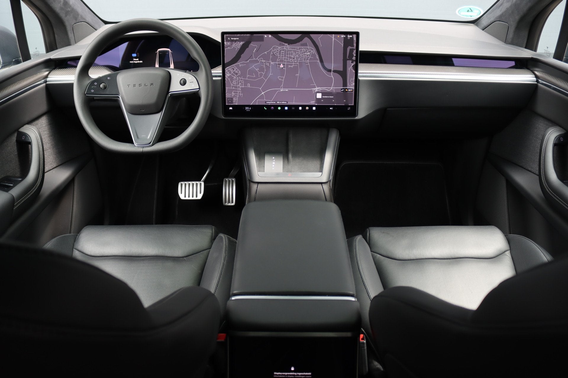 Tesla Model X Plaid AWD 6p. 100kWh | 1020pk | 71.500,- ex BT, Auto's, Tesla, Gebruikt, Leder, Vierwielaandrijving, 2250 kg