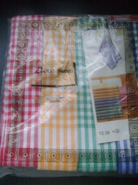 pakket 16 luxe theedoeken ( nieuw ), Ophalen of Verzenden, Nieuw, Wit