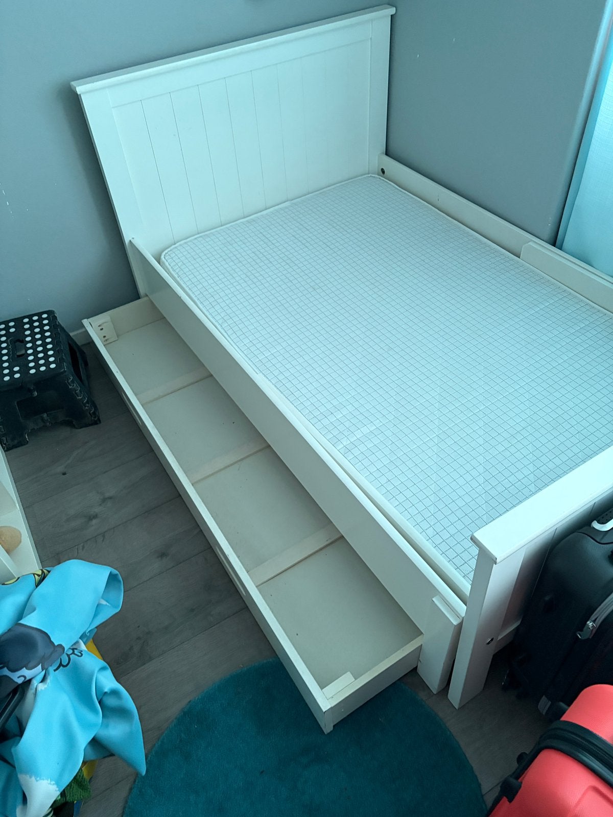 Meegroei bed Bopita Basic Wood, Ophalen, Zo goed als nieuw, 180 cm of meer, 70 tot 85 cm