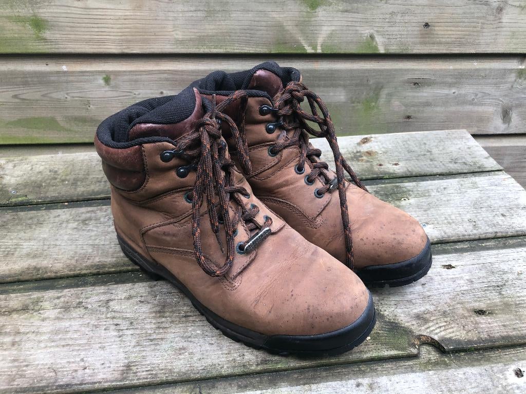 ROCKPORT bruin leren veterboots maat 9.5/43.5, Kleding | Heren, Schoenen, Bruin, Boots, Ophalen of Verzenden, Gedragen