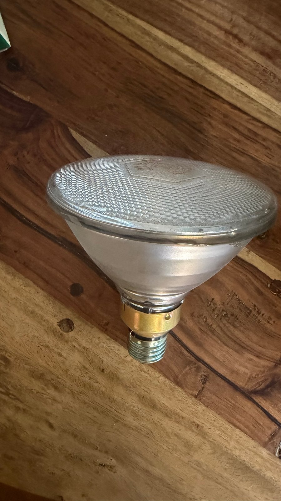 4x Vintage Philips PAR38 Flood 30 Persglas Reflectorlamp, Huis en Inrichting, Philips, Gebruikt, Gloeilamp, E27 (groot)