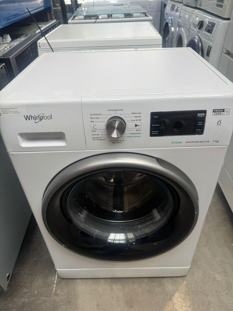 Whirlpool Wasmachine schoon garantie bezorging, Ophalen of Verzenden, Zo goed als nieuw, Voorlader, 85 tot 90 cm