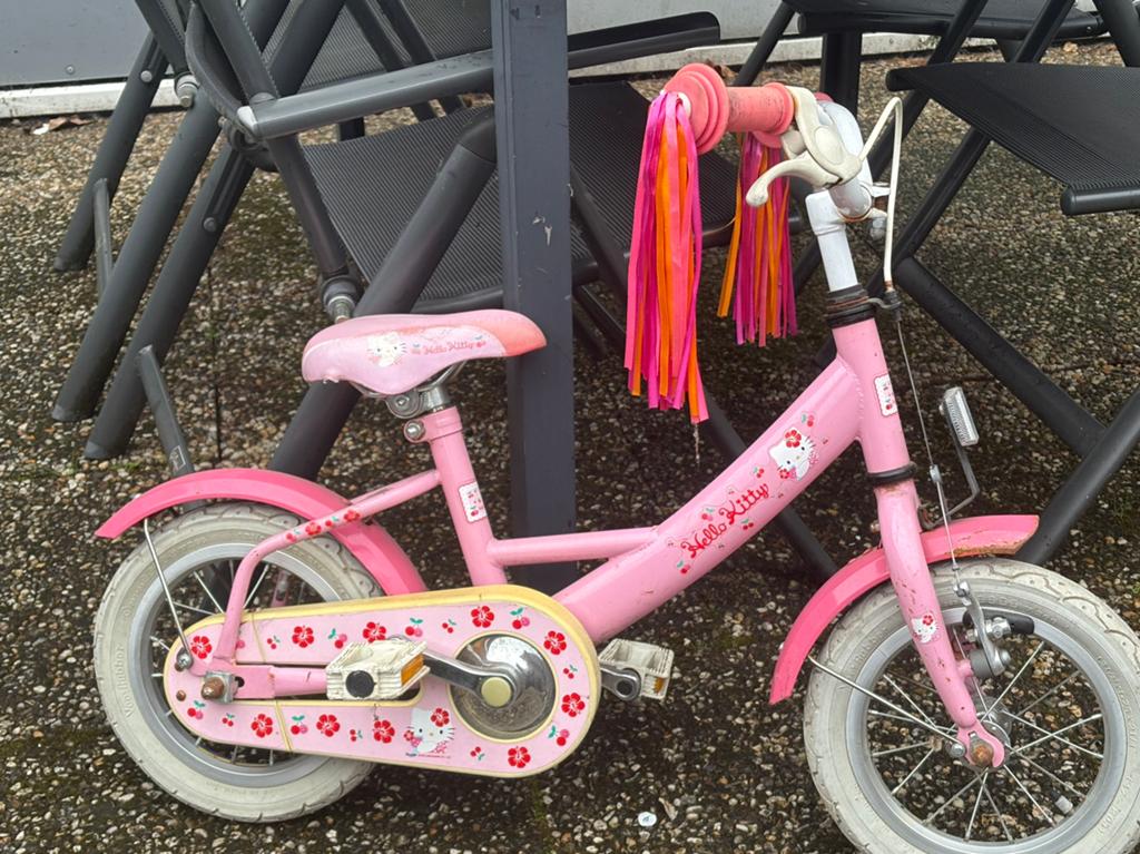 Kinderfiets, Fietsen en Brommers, Fietsen | Kinderfietsjes, Ophalen, Zo goed als nieuw, 16 tot 20 inch