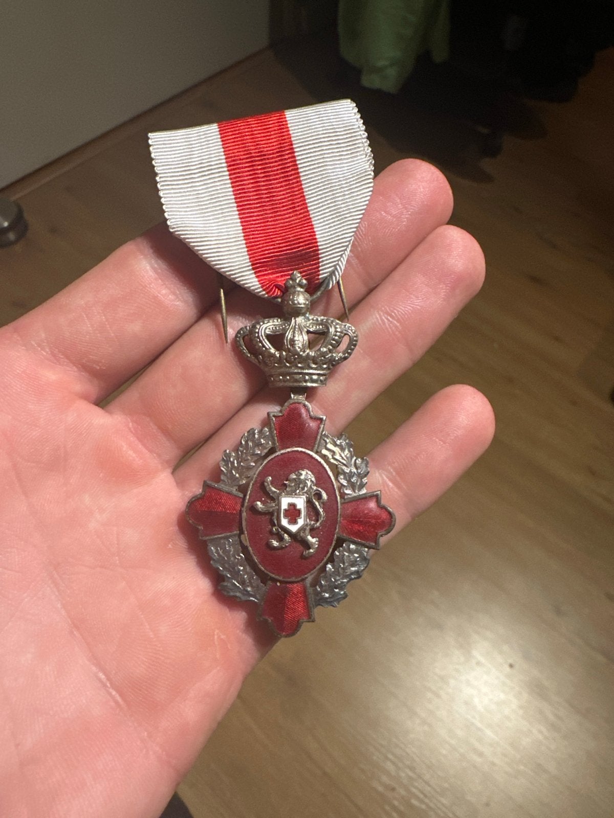 Orde van het Belgische Rode Kruis (2de klasse) v340, Verzamelen, Ophalen of Verzenden, Overige soorten, Overige gebieden, Lintje, Medaille of Wings