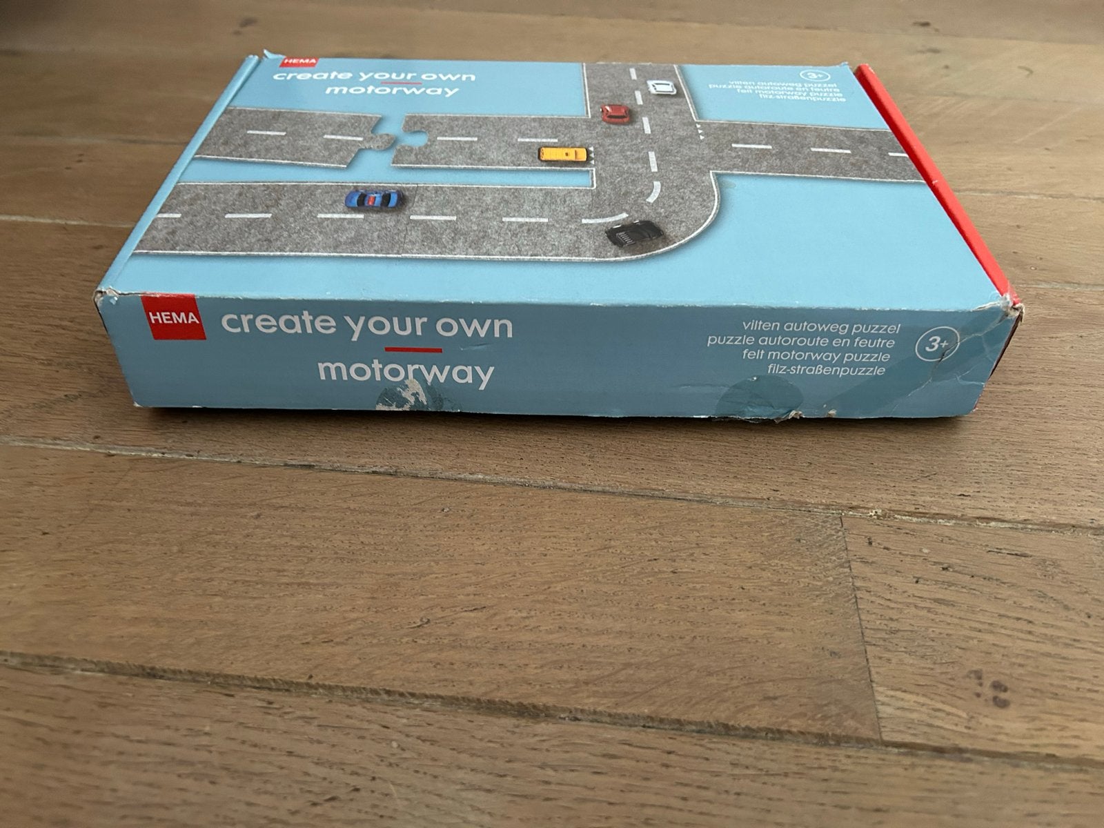 Hema Create Your Own Motorway Vilt Puzzelbaan, Kinderen en Baby's, Speelgoed | Kinderpuzzels, Ophalen of Verzenden, 10 tot 50 stukjes