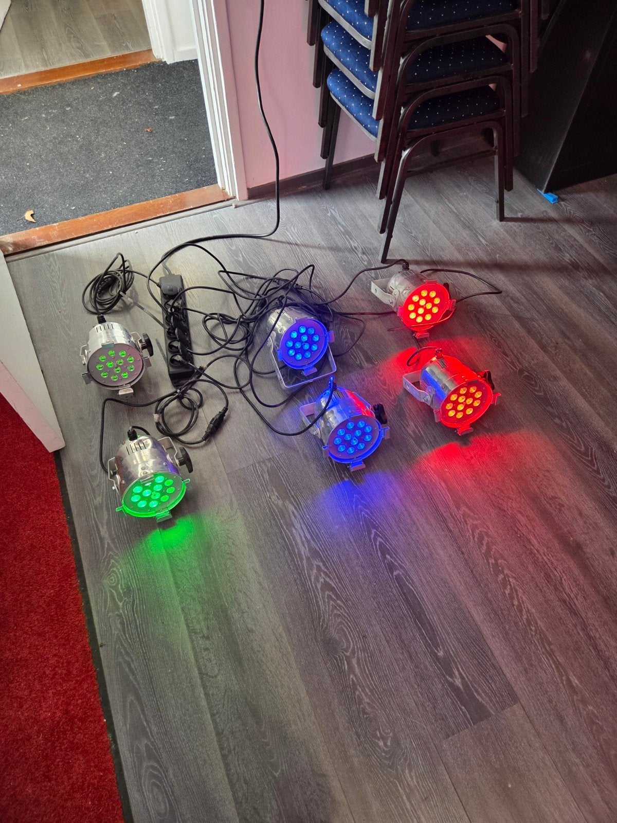 LED Par - Feestverlichting €10 per stuk, Ophalen, Gebruikt, Licht, Kleur