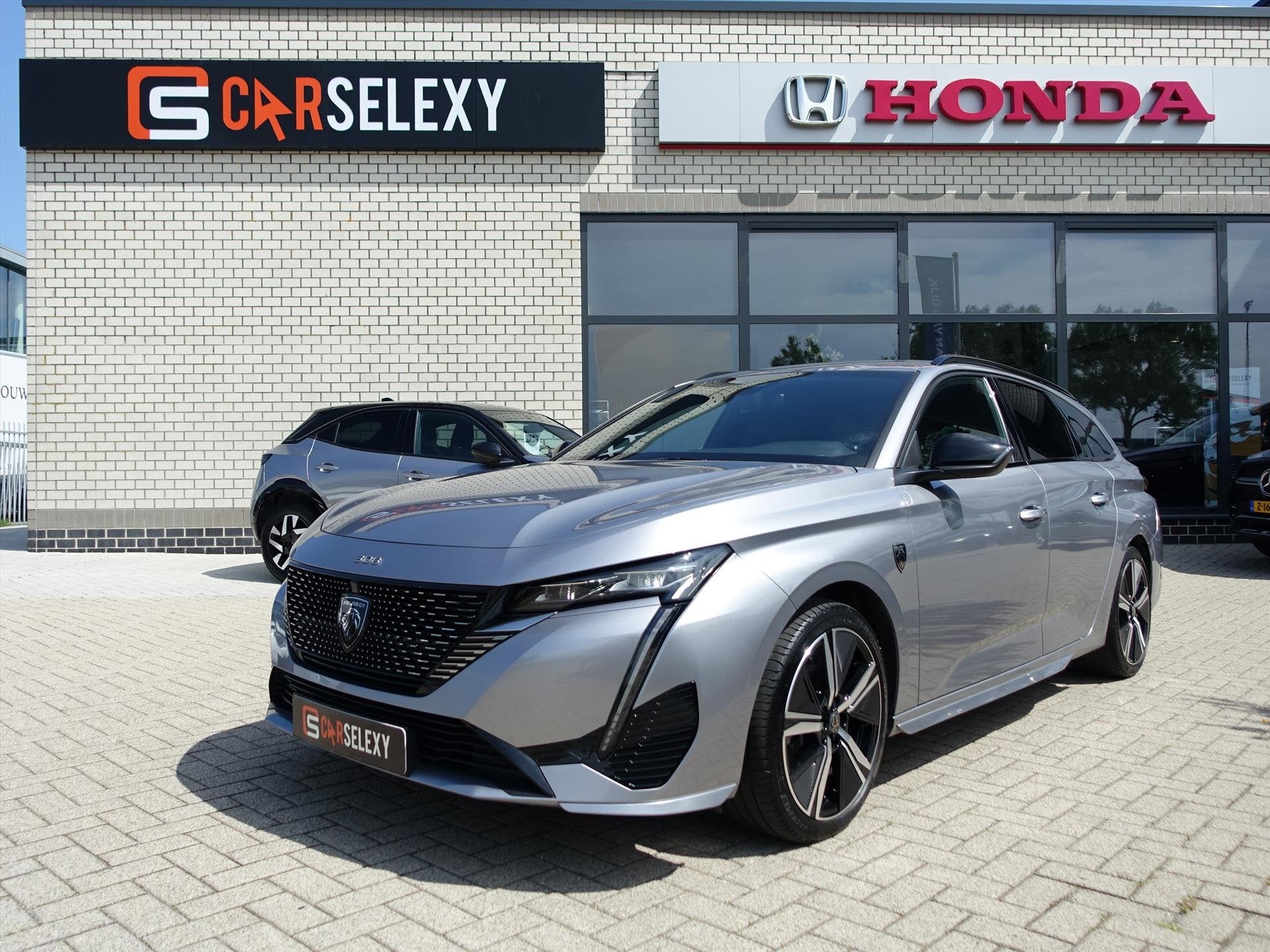 PEUGEOT 308 Sw 1.2 Hybrid 145pk e-DCS6 GT Supermooie Auto, Auto's, Gebruikt, 1199 cc, Automatische klimaatregeling, Hybride Elektrisch/Benzine