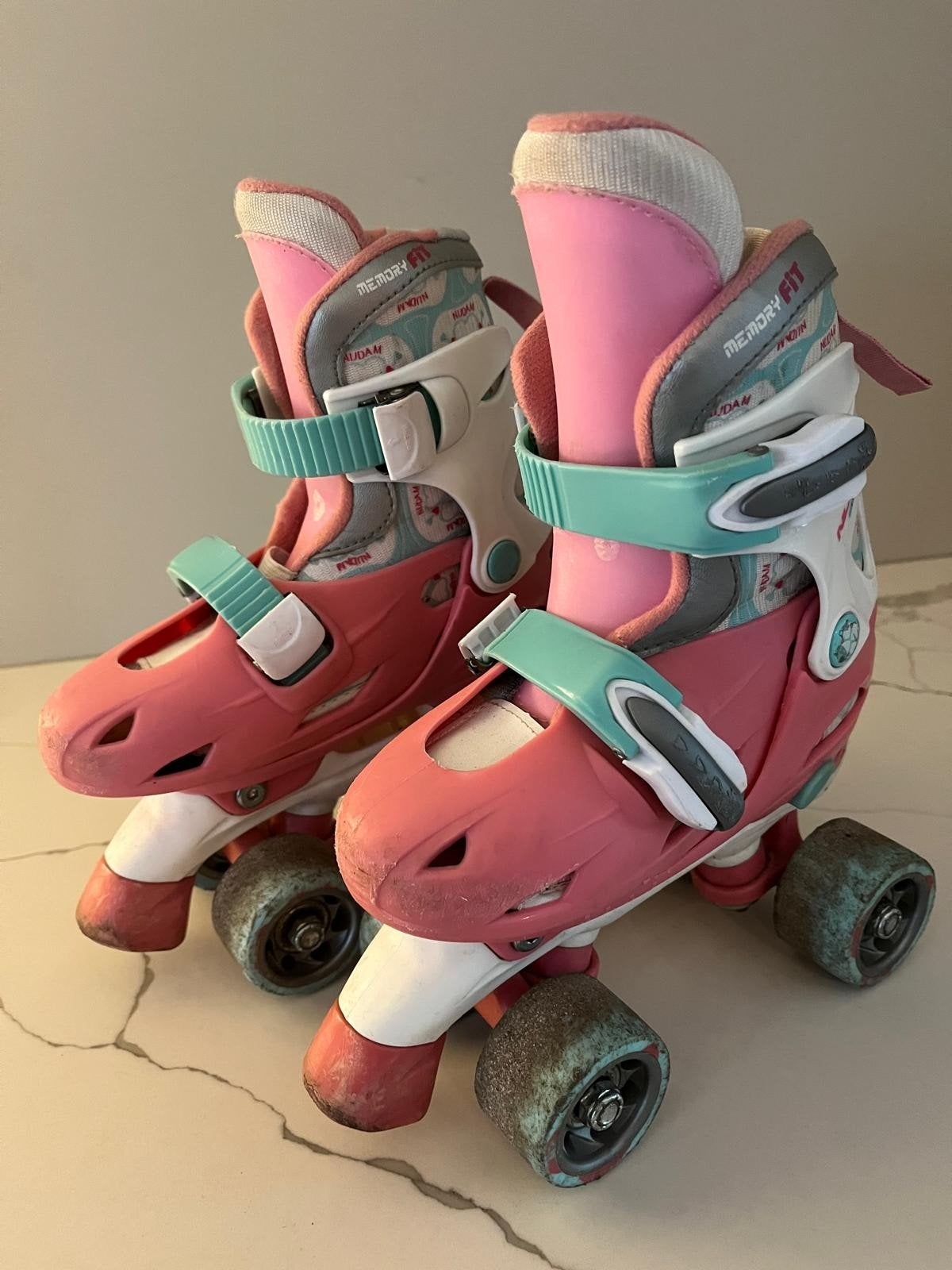 Meiden rolschaatsen verstelbaar maat 30-33, Ophalen, Verstelbaar, Gebruikt, Kinderen