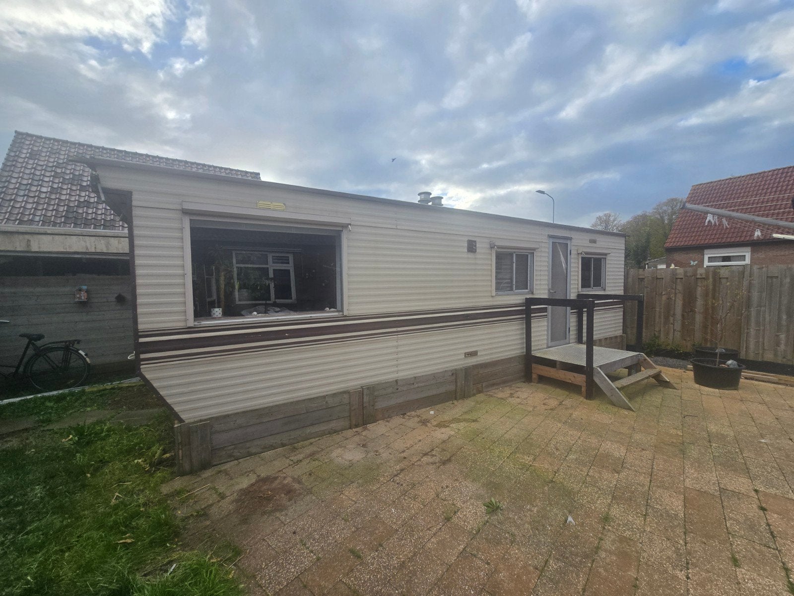 Geisoleerde stacaravan 8.10m x 3.50m, Caravans en Kamperen, Tot en met 4