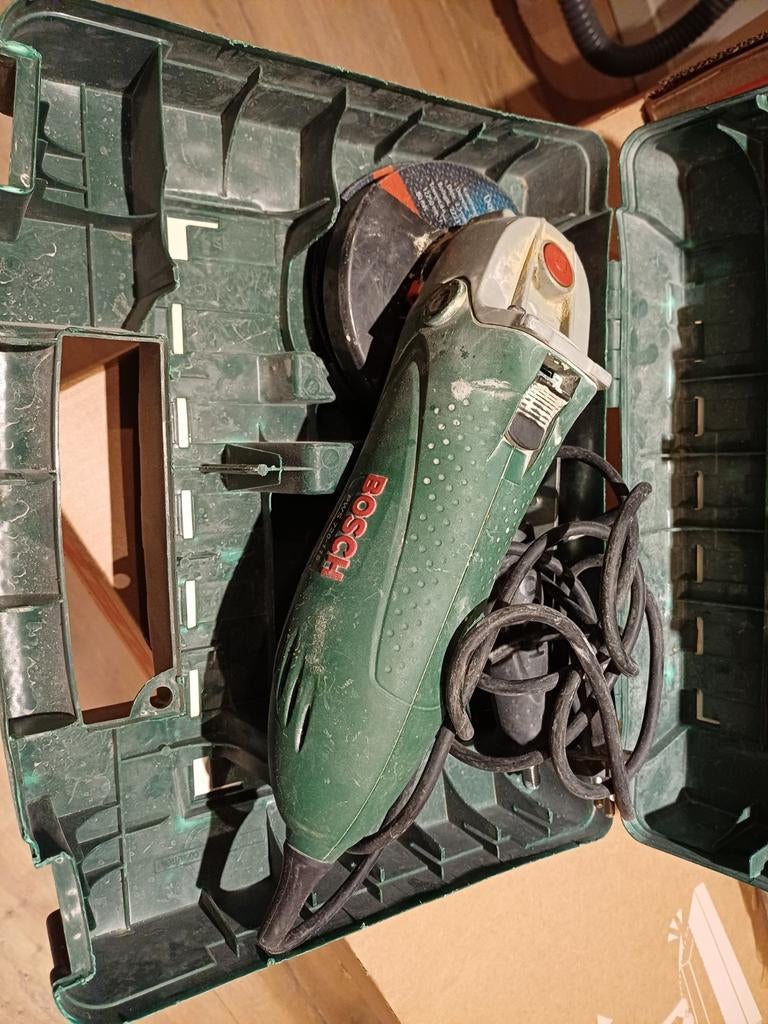 Bosch PWS 720-115 Haakse Slijpmachine 720W, Doe-het-zelf en Verbouw, Gereedschap | Slijpmachines, Ophalen of Verzenden, Gebruikt