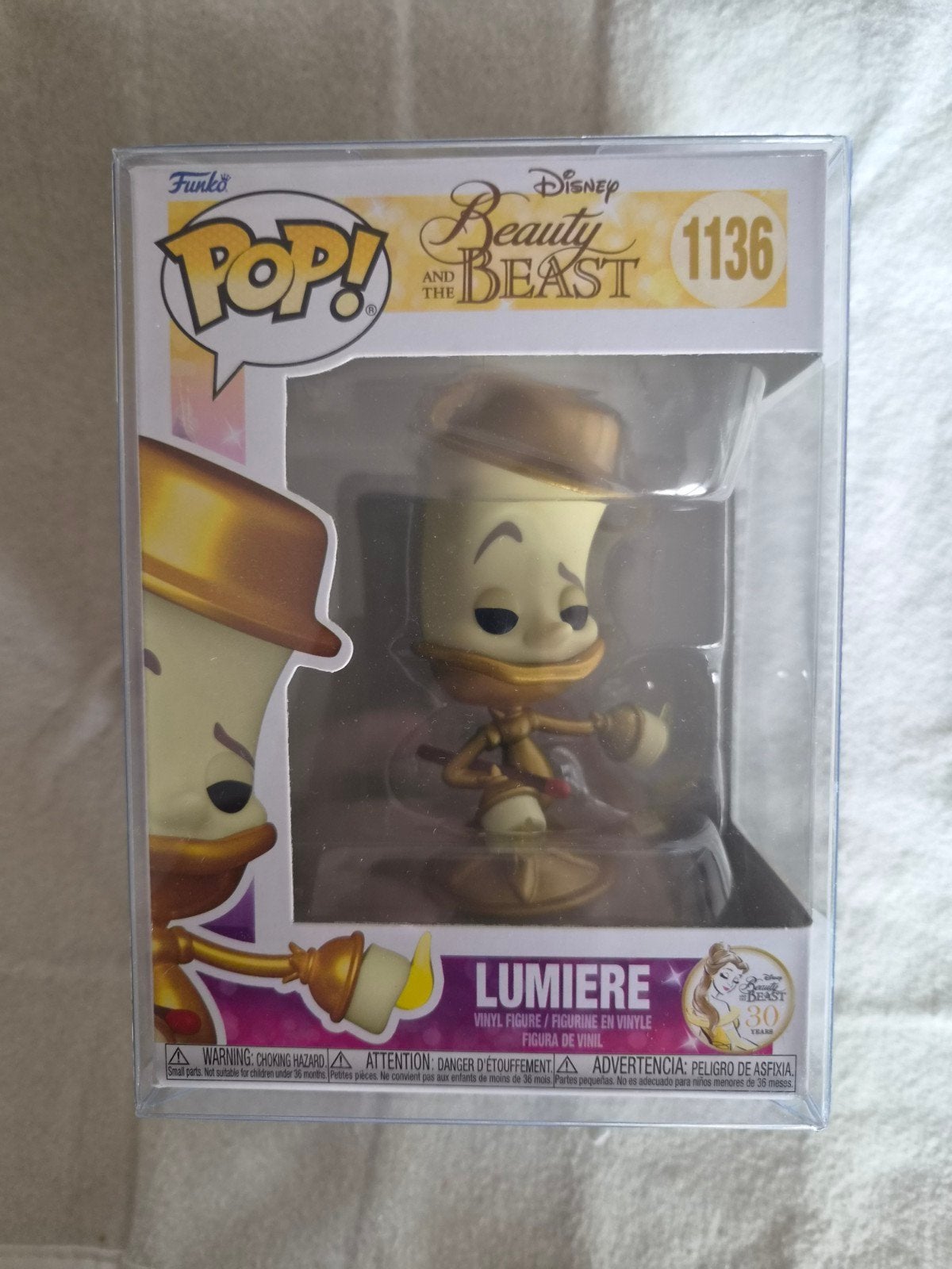 Funko Pop! Disney Beauty and the Beast Lumiere #1136 Nieuw, Ophalen of Verzenden, Zo goed als nieuw