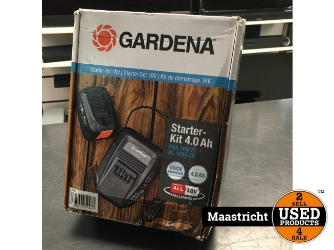 Gardena 14908-20 Startset P4A QC+1x4,0Ah | NIEUW | elders te, Gardena, Nieuw, Support@gardena.com, Gardena GmbH, Hans-Lorenser-StraÃŸe 40, 
89079 Ulm
Germany