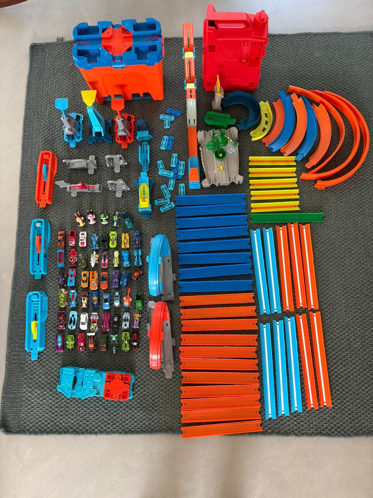Hot Wheels XXL collectie 50+ auto’s + Mario Kart + opbergrs, Ophalen of Verzenden, Zo goed als nieuw, Handmatig, Hot Wheels