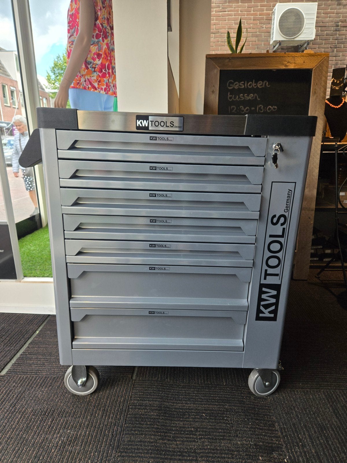 KW Tools Gereedschapswagen met lichte transportschade, Doe-het-zelf en Verbouw, Ophalen, Nieuw
