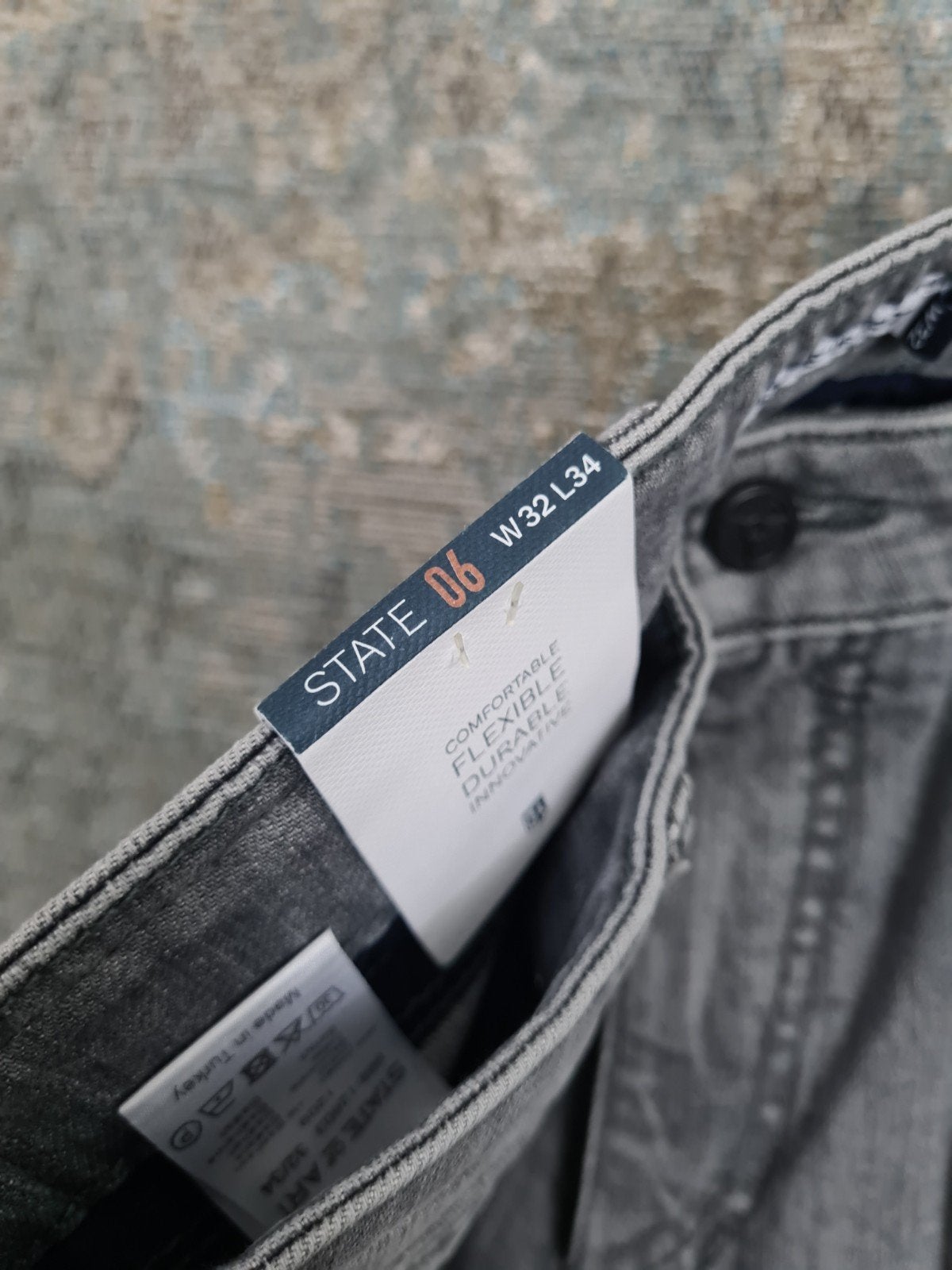 STATE OF ART 06 fit W30 L34 NIEUW Slim STRETCH Bronno3034

D, Www.stateofart.com/nl/contact, State of Art B.V., Nieuw, W32 (confectie 46) of kleiner