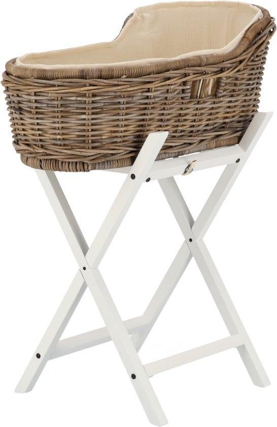Kidsmill wieg rotan moses, Kinderen en Baby's, Babywiegjes en Ledikanten, Ophalen, Zo goed als nieuw, Wieg