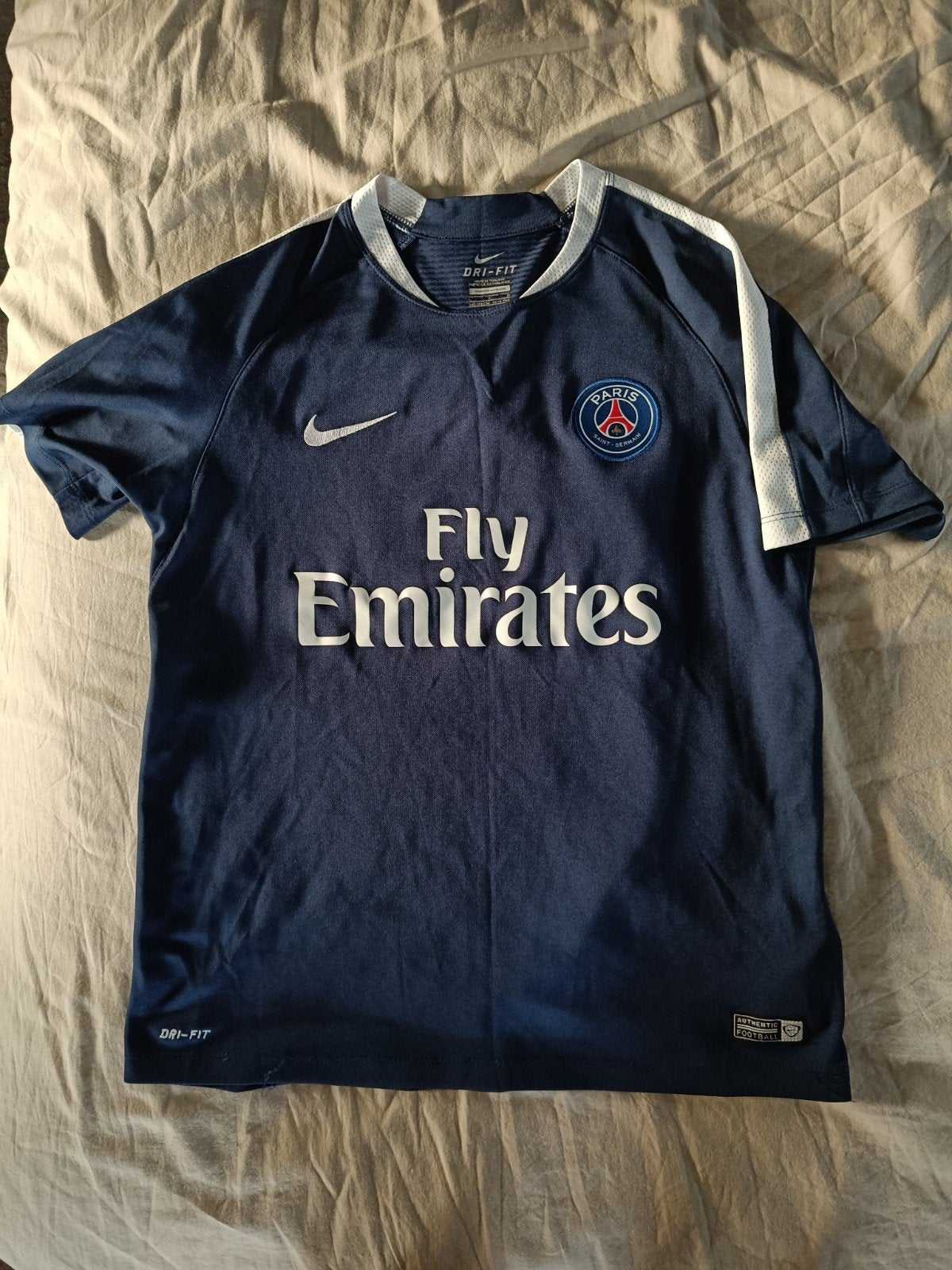 Nike mt 147 158 Paris Saint Germain  💙🤍, Kinderen en Baby's, Kinderkleding | Maat 152, Gebruikt, Sport- of Zwemkleding, Ophalen of Verzenden