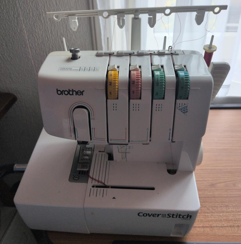 Brother Cover Stitch 2340cv, Hobby en Vrije tijd, Ophalen, Gebruikt, Lockmachine, Brother