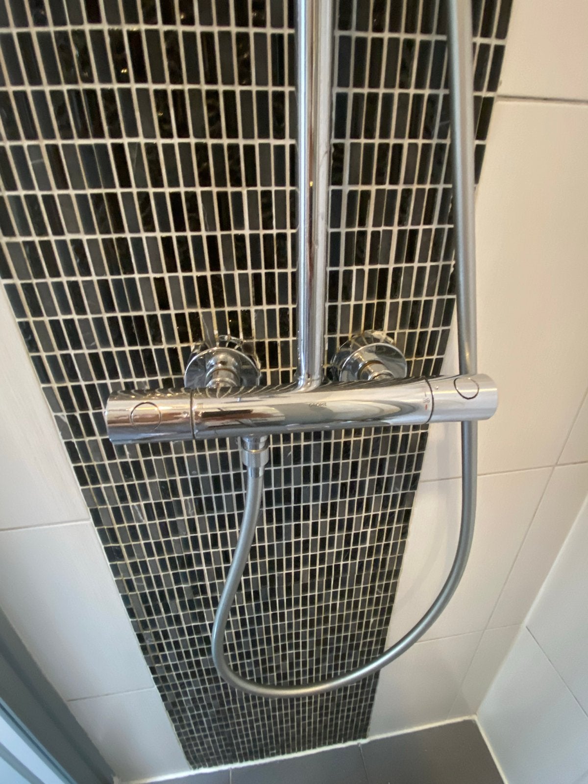 Grohe doucheset met thermostaatkraan, Ophalen of Verzenden, Gebruikt, Met douche