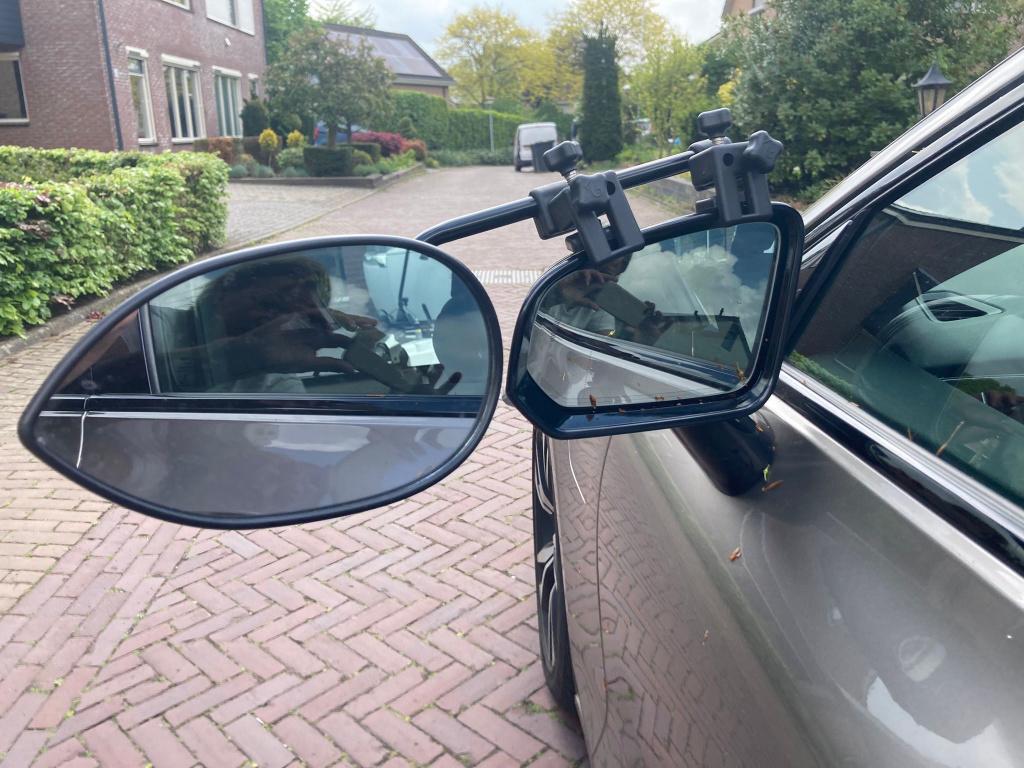 Caravanspiegel, vlak, Ophalen, Zo goed als nieuw