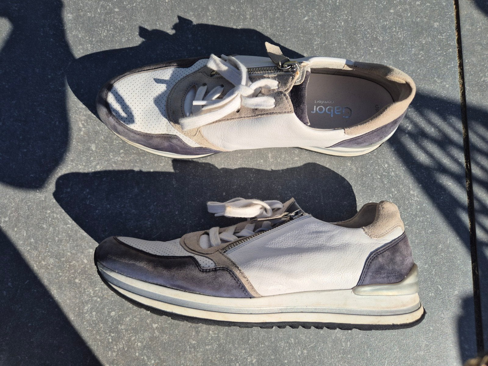 Gabor Comfort sneakers - Maat 9 (43), Wit, Gabor, Ophalen of Verzenden, Sneakers of Gympen