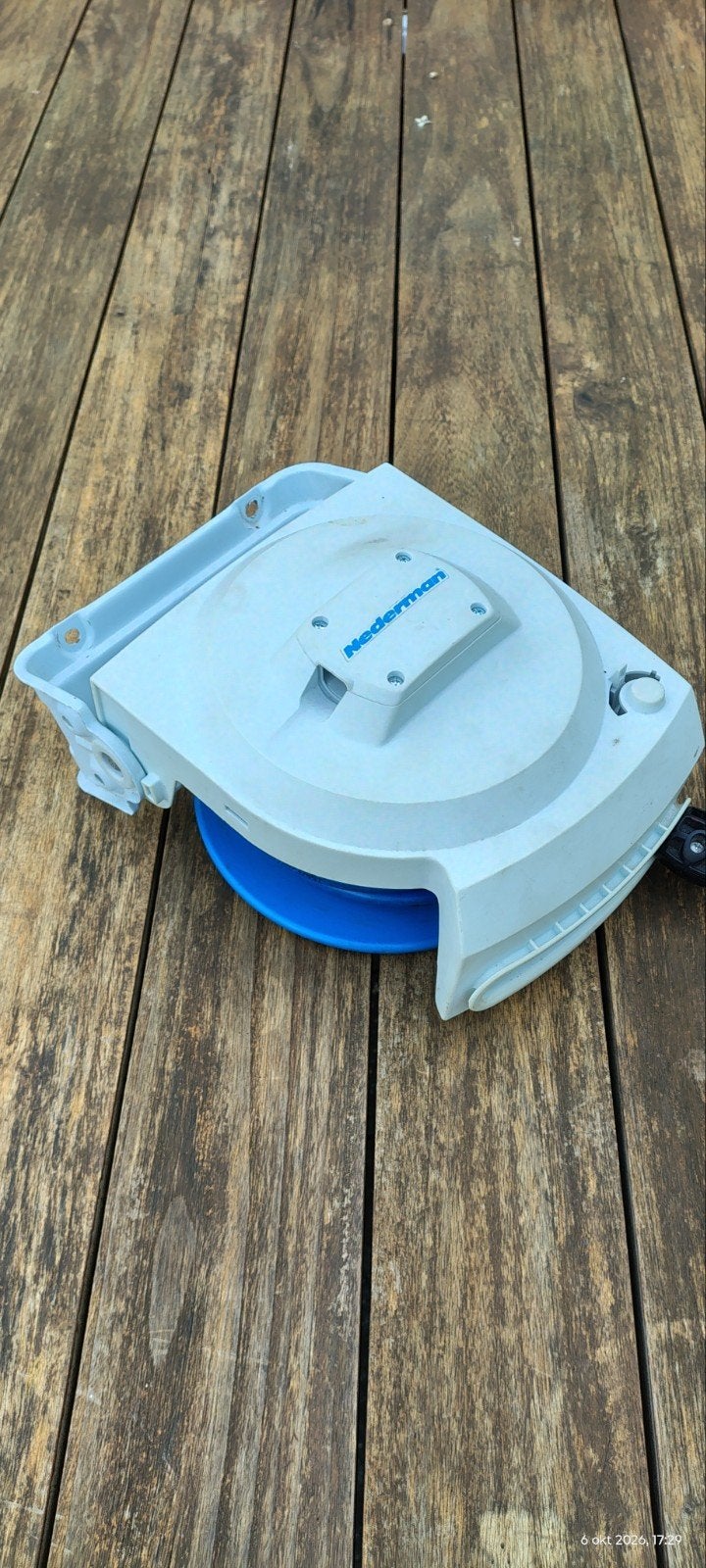 Nederman automatische slanghaspel, Doe-het-zelf en Verbouw, 100 liter of meer, Ophalen of Verzenden, Gebruikt