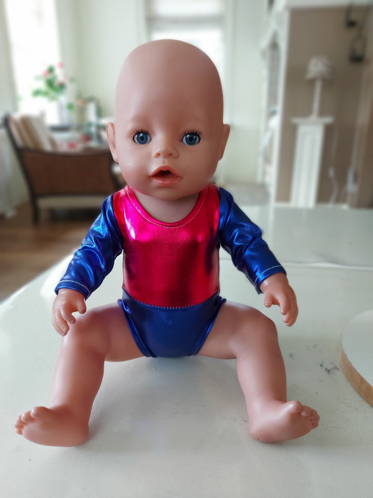 Glitter turnpakje baby born, Ophalen of Verzenden, Nieuw, Babypop