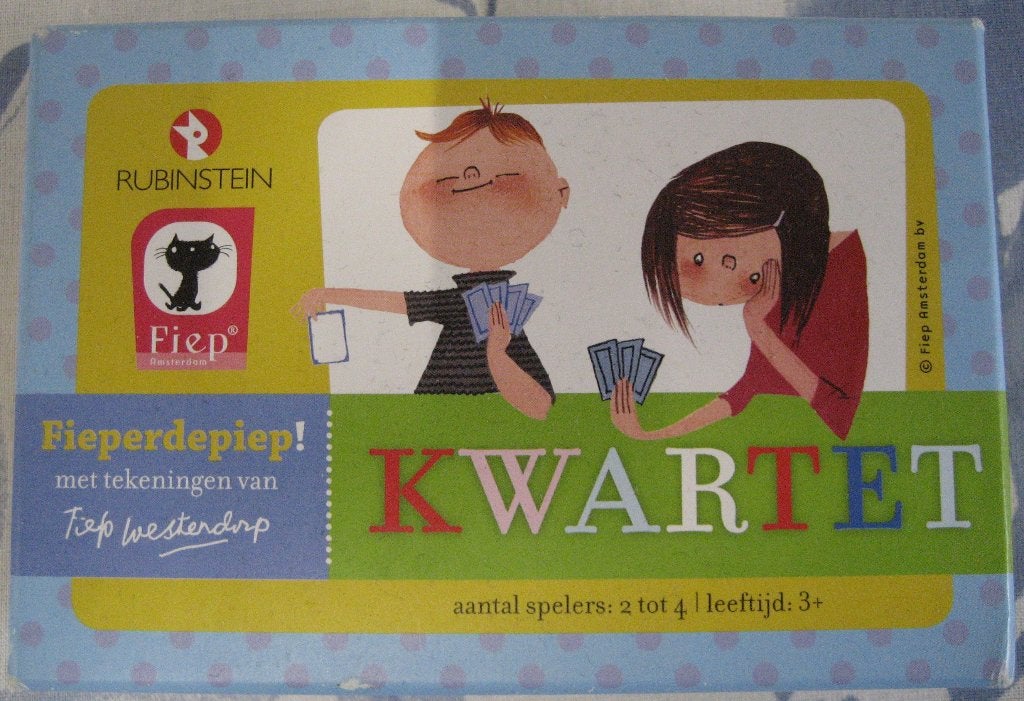 Kwartet Fieperdepiep! met tekeningen van Fiep Westendorp, Ophalen of Verzenden, Zo goed als nieuw, Kwartet(ten)