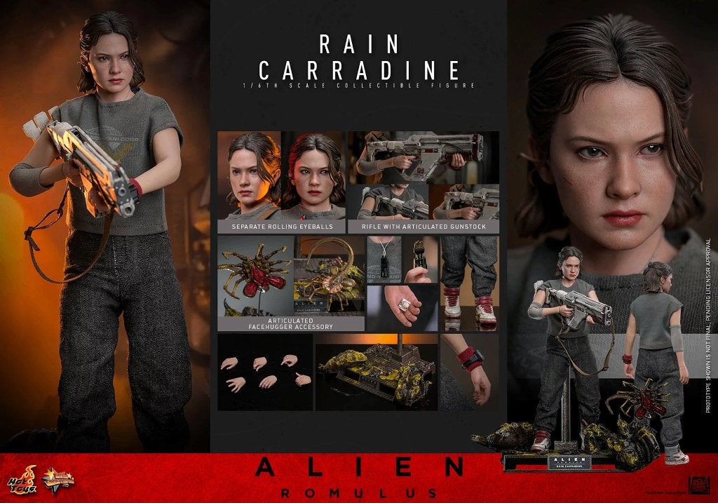 Rain Carradine - Alien: Romulus (Hot Toys MMS793), Ophalen of Verzenden, Nieuw, Film, Actiefiguur of Pop