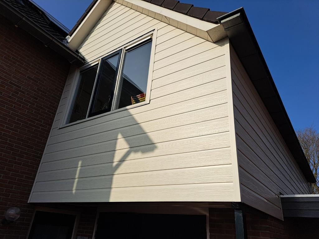 Eurotexx Dubbel Rabat Crème - 2 kunststof van 6 meter, Ophalen, Minder dan 25 mm, Nieuw, Plank