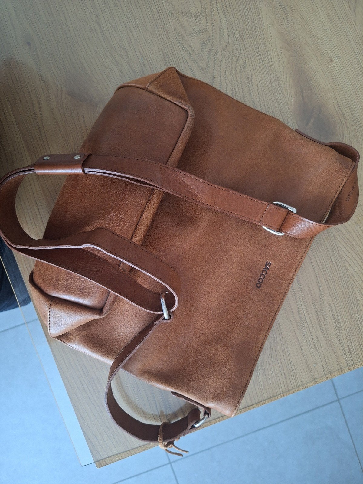 Saccoo tas, Ophalen of Verzenden, Bruin, Handtas