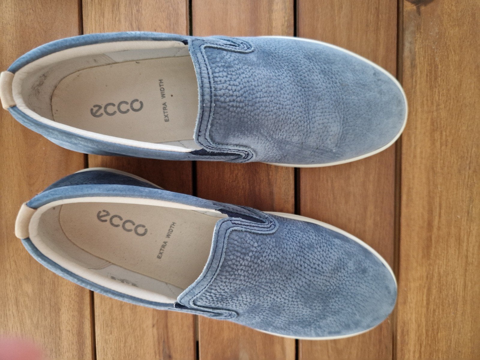 Damesschoenen, licht blauw, ecco, maat 40., Ophalen of Verzenden, Nieuw, Blauw, Sneakers of Gympen