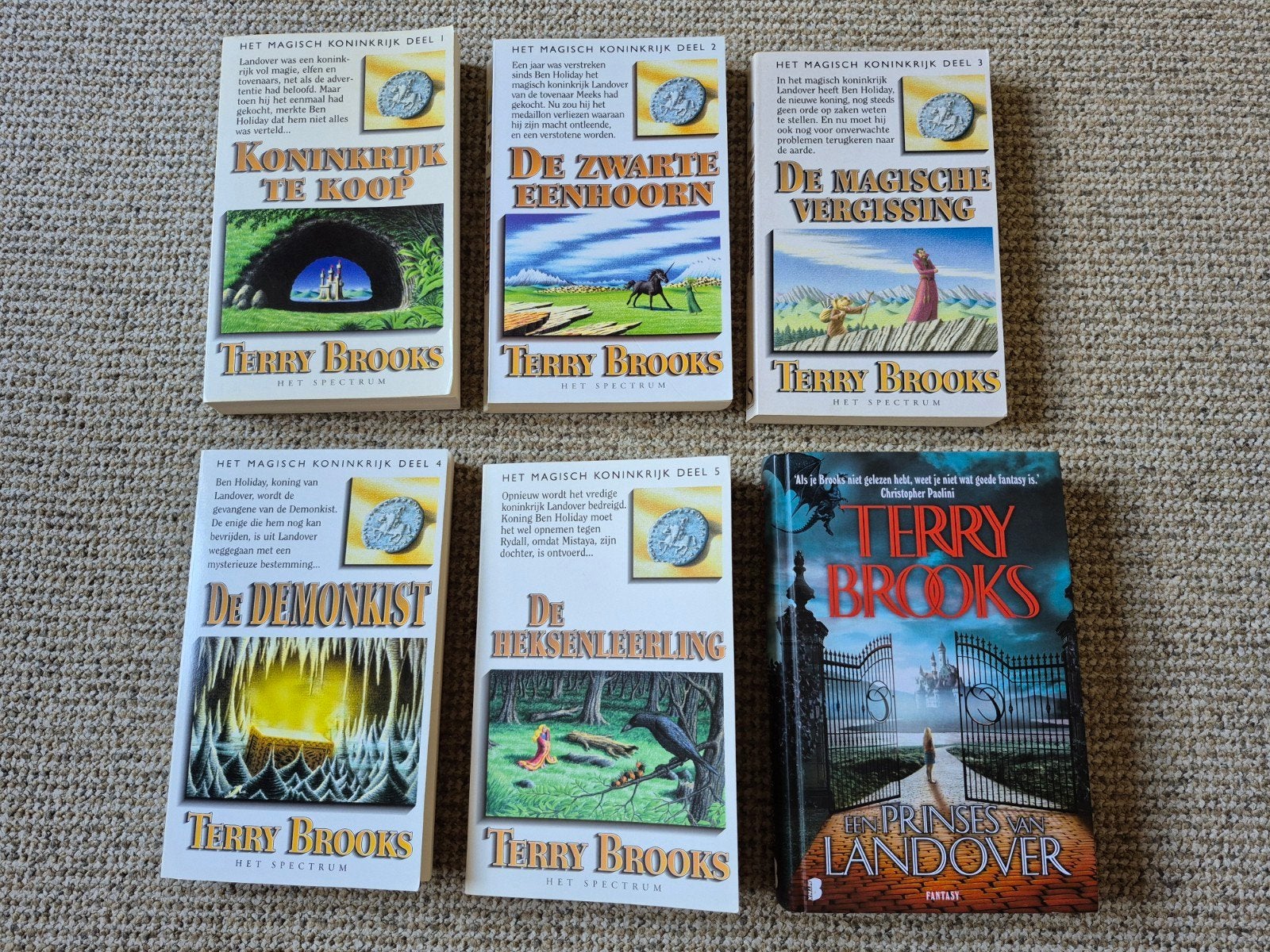 Terry Brooks, 4 delen over Het Magisch Koninkrijk, Ophalen of Verzenden, Gelezen
