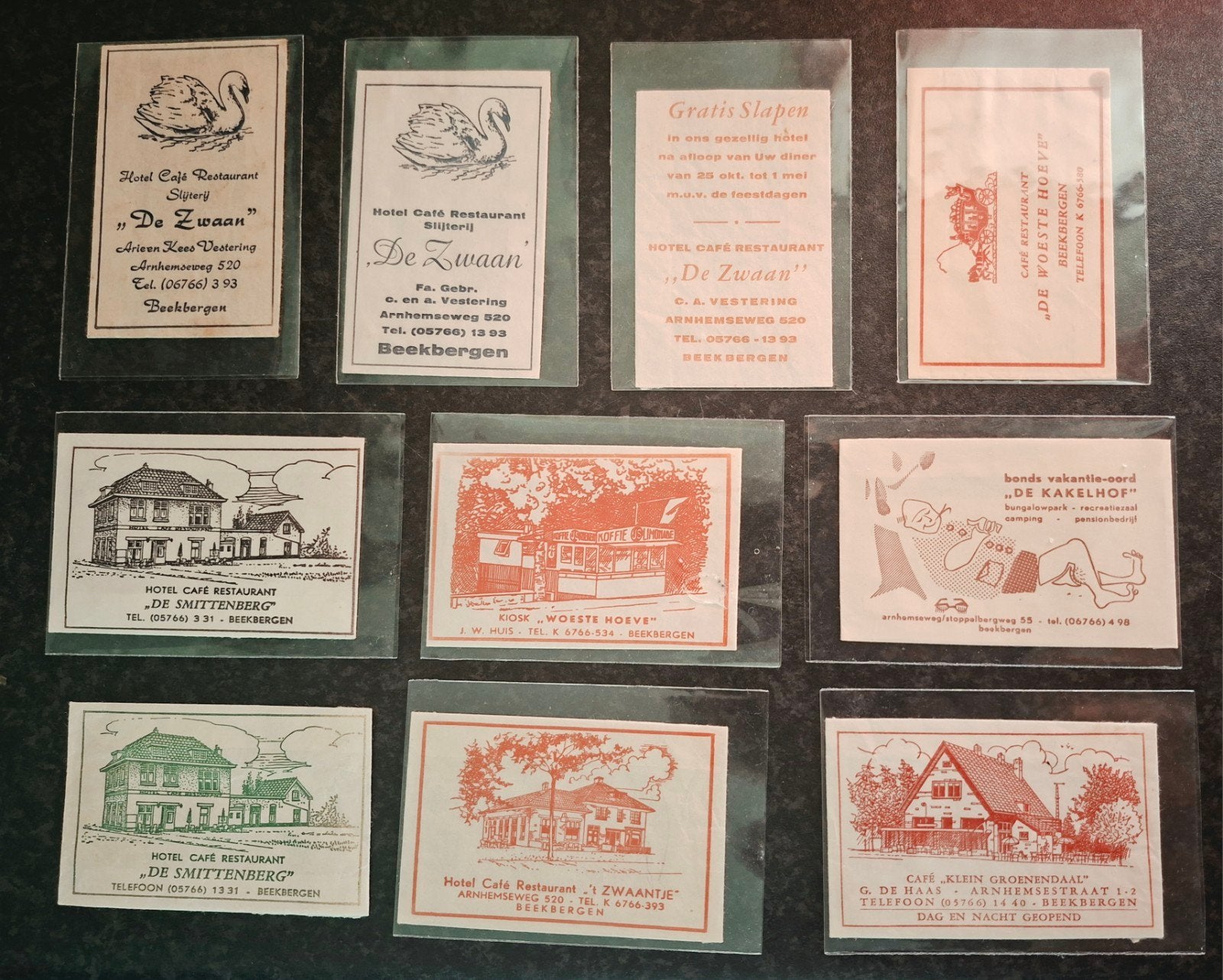 suikerzakjes Beekbergen 1, Ophalen of Verzenden, Nederland