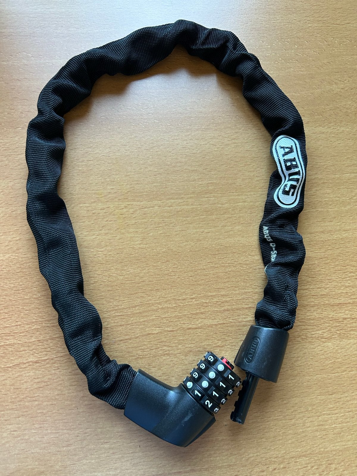 ABUS Kettingslot met cijfercode - Zo goed als nieuw, Ophalen of Verzenden, Zo goed als nieuw, Kettingslot