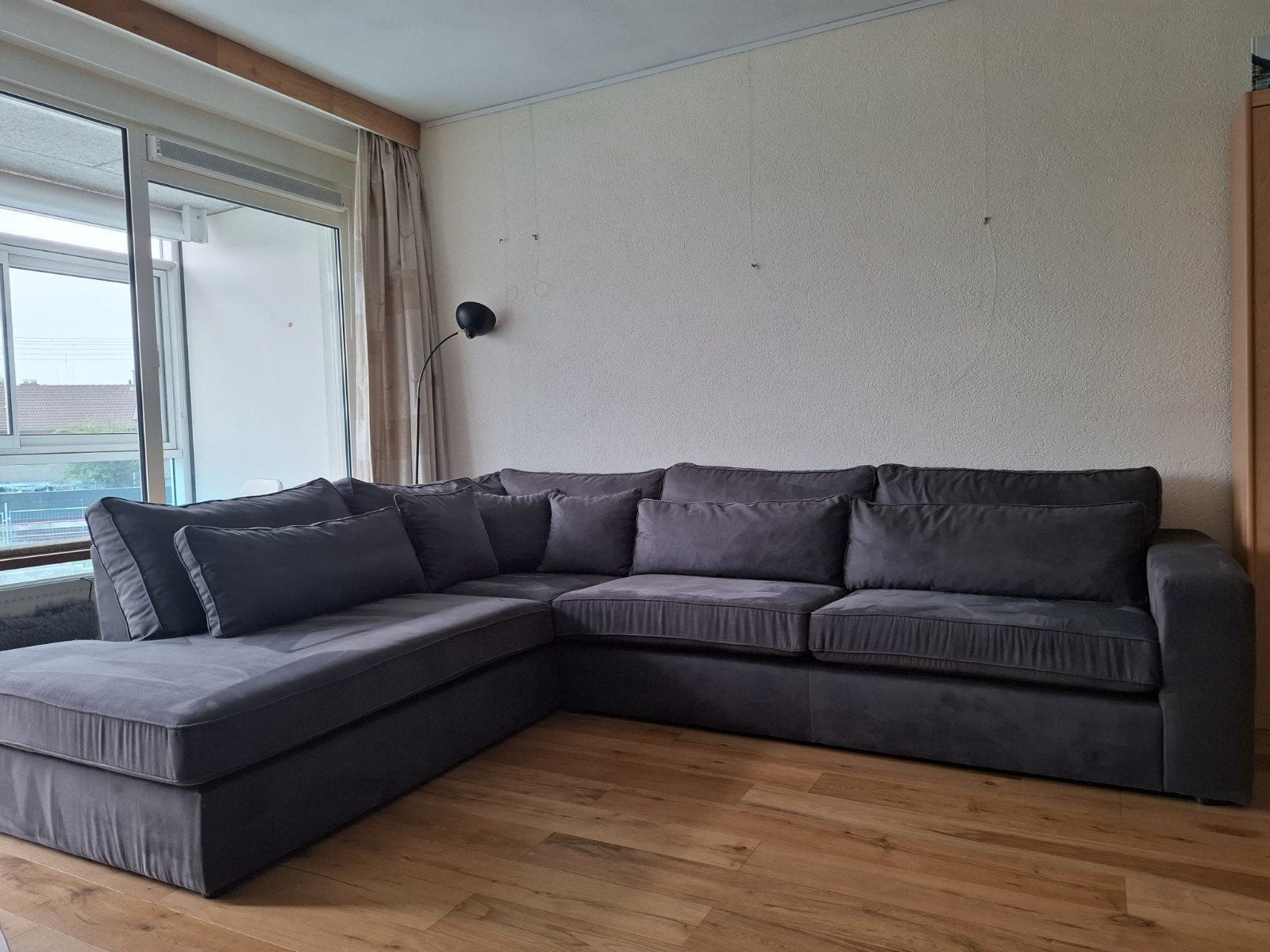 Hoekbank, Huis en Inrichting, Ophalen, Gebruikt, Overige materialen