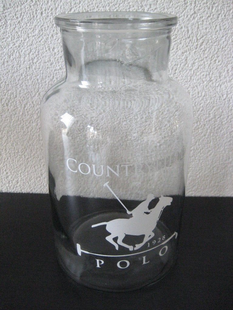Countryfield POLO vaas doorzichtig, 26 cm, Met patroon/structuur, Transparant, Ophalen of Verzenden